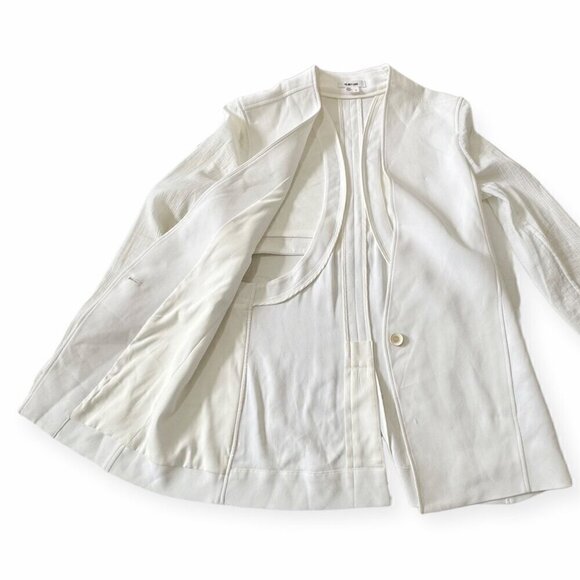 Helmut Lang Torsion‎ White Cutout Blazer, Size 4 - Picture 7 of 16